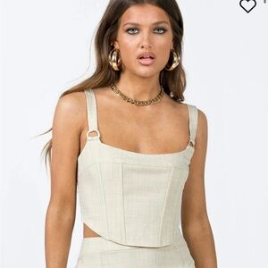 Princess Polly beige top
